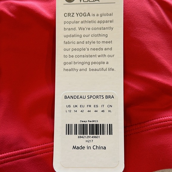 Butterluxe Adjustable Spaghetti Thin Strap Sports Bra - Picture 4 of 5